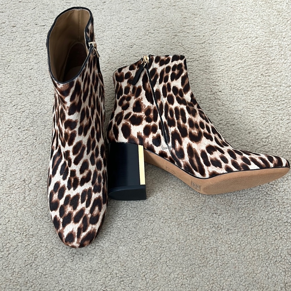 Tory Burch Gigi Leopard booties